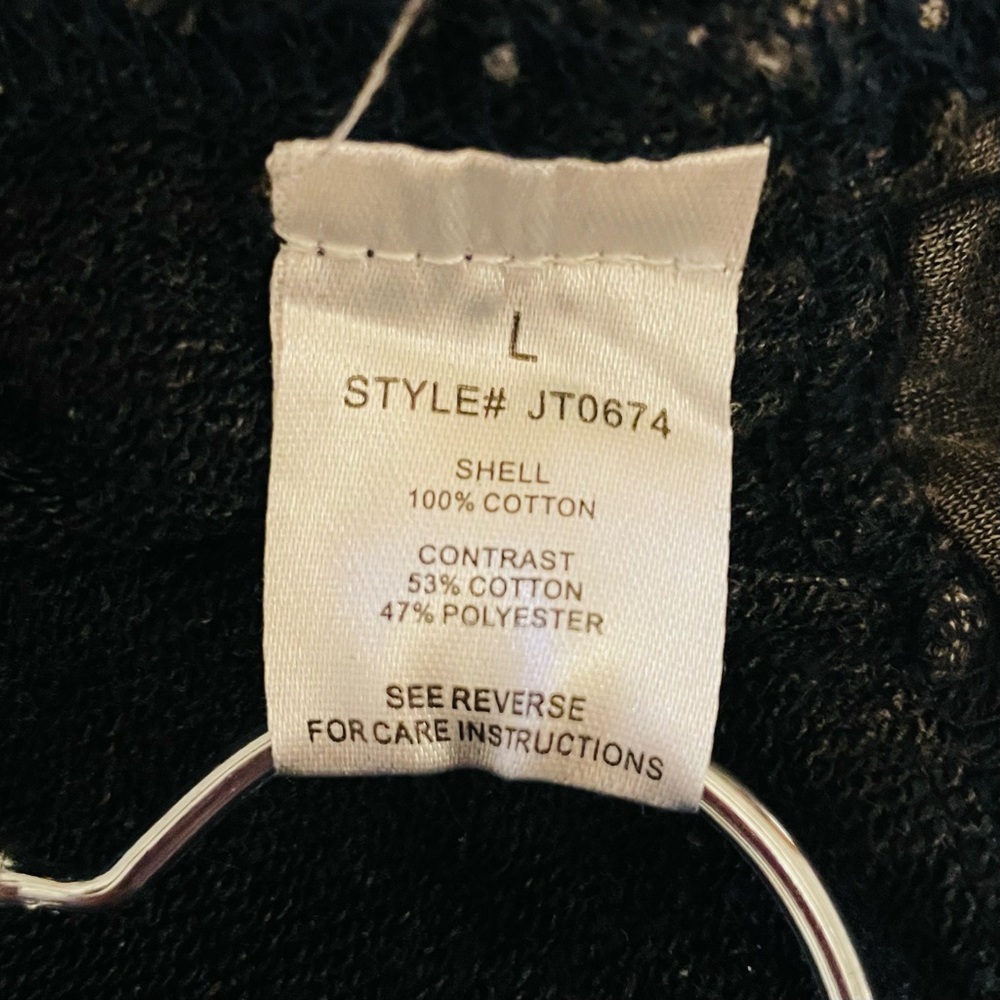 Oli & Hali Two-Tone Jean Jacket sz L Oversized - Picture 14 of 16